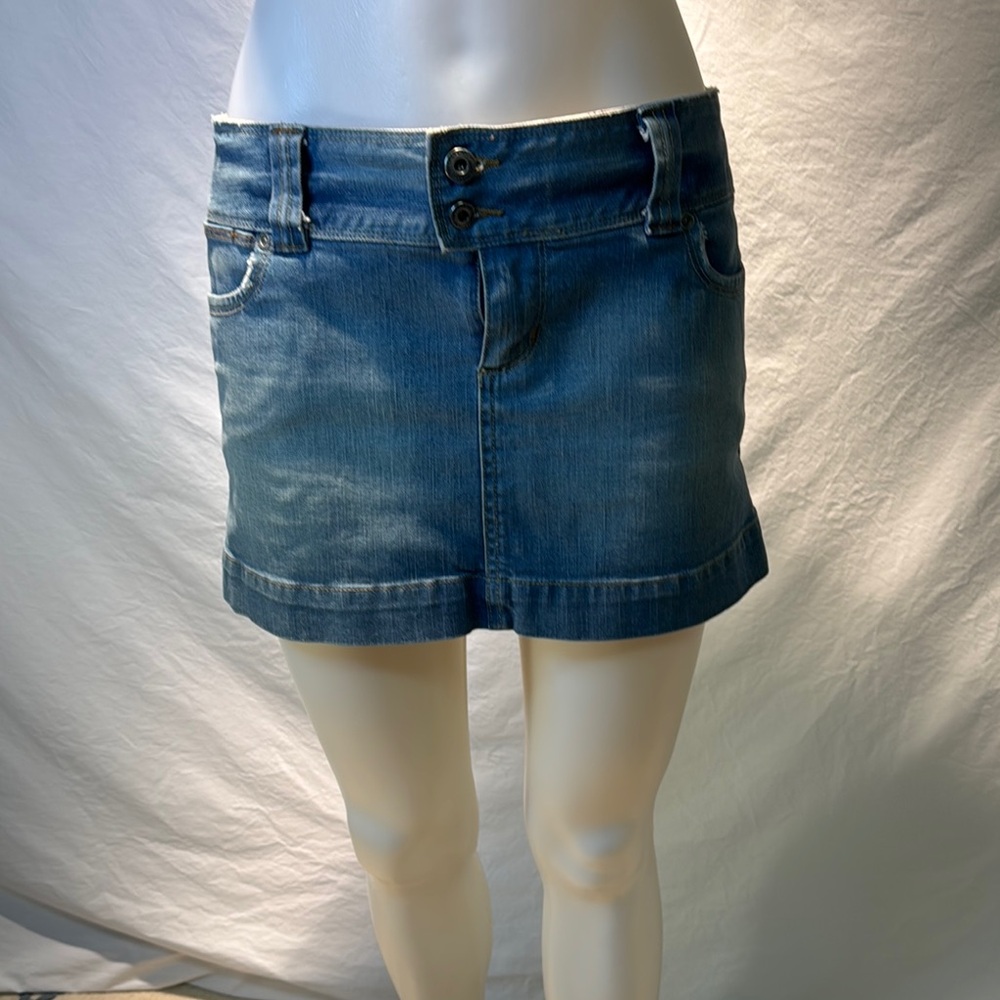 American Eagle Outfitters Blue Denim Mini Skirt